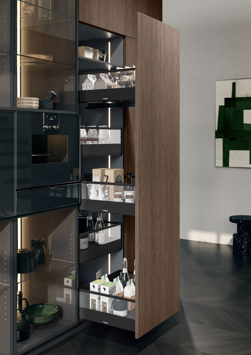 Apothecary tall cabinet